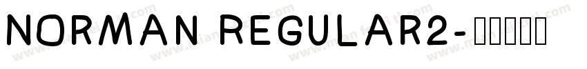 Norman Regular2字体转换